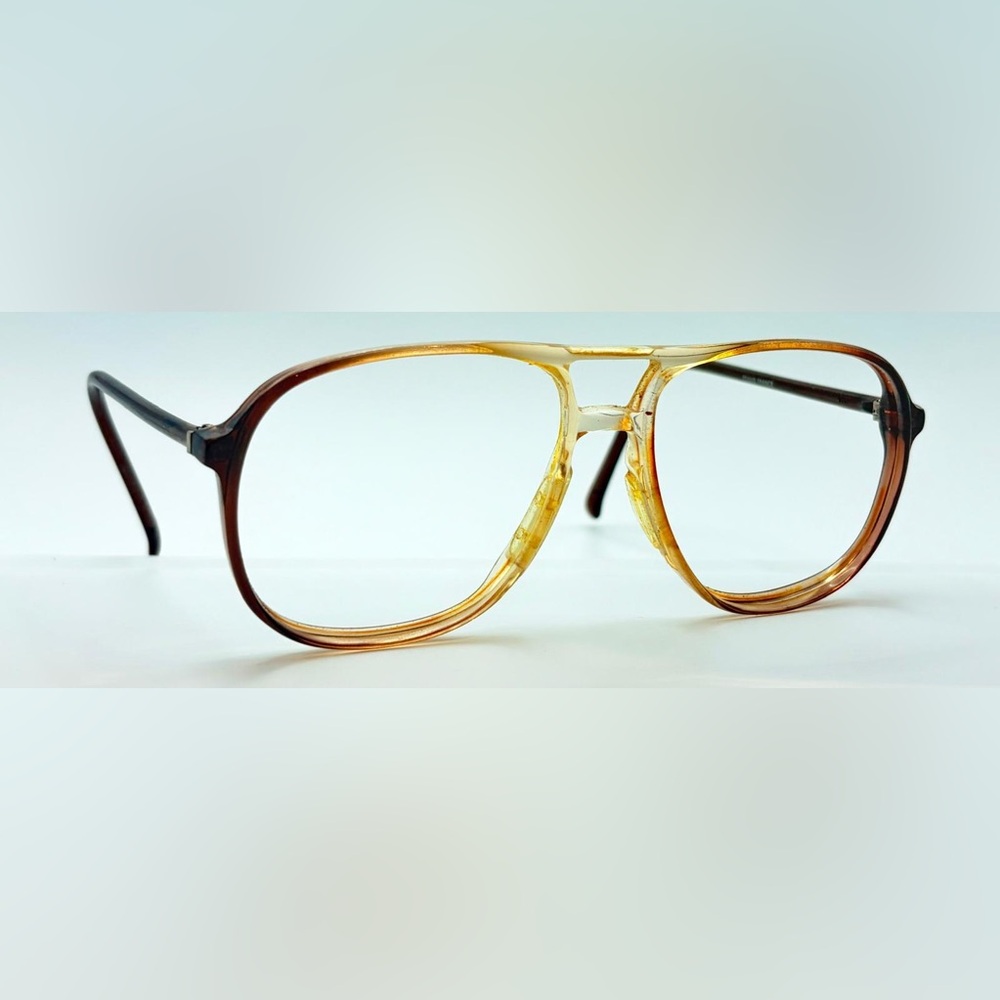 Vintage Windsor Douglas Brown Translucent Pilot Sunglasses Frames Only